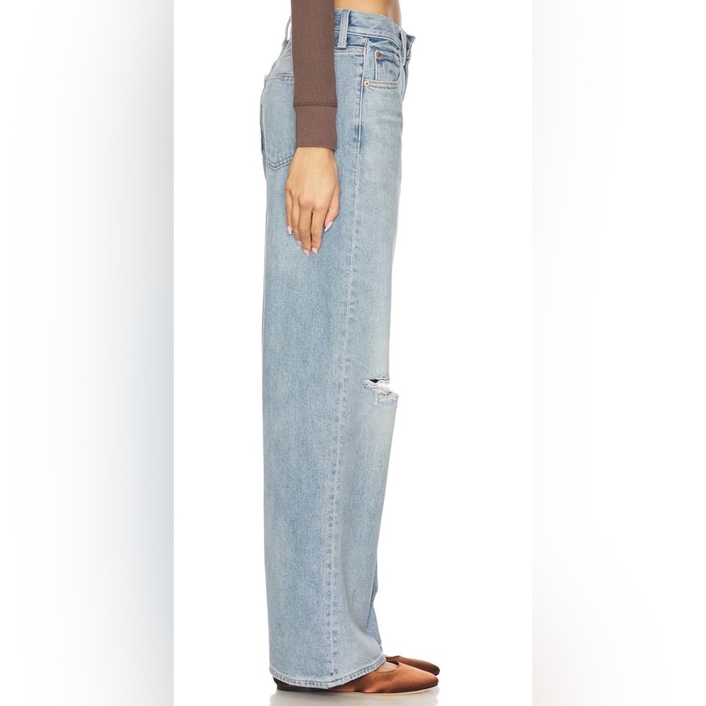 Pistola Hendrix High Rise Wide Leg Jeans Apprentice Distressed NWT Size 27 - Picture 3 of 16